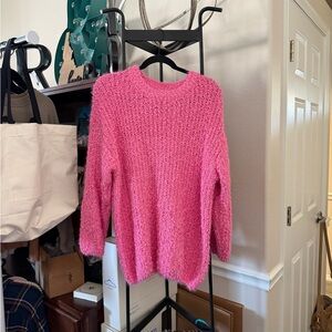 Cozy Pink Knit Sweater